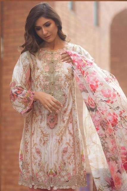 KAIRA LUXURY VOL - 4 Wholesale Online Cotton Lawn Fabric Salwar Suit Catalog